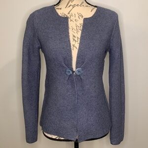 NWT Bluoltre ribbed cardigan sweater S/M